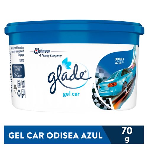 Aromatizant Mini Gel Car Glade Aroma Odisea Azul - 70 g