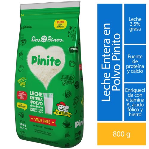 Leche Dos Pinos Entera en Polvo Pinito  - 800 g