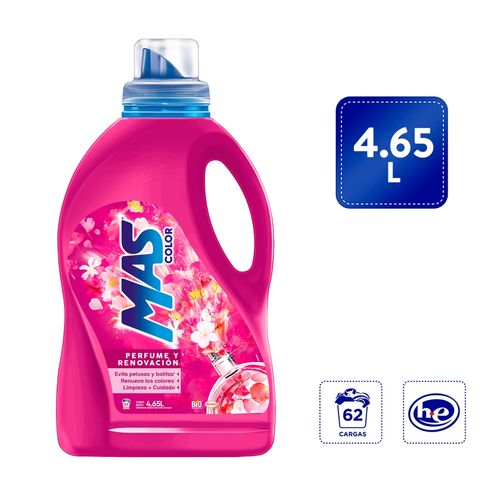 Detergente Mas Color liquido renueva y perfume - 4650 ml