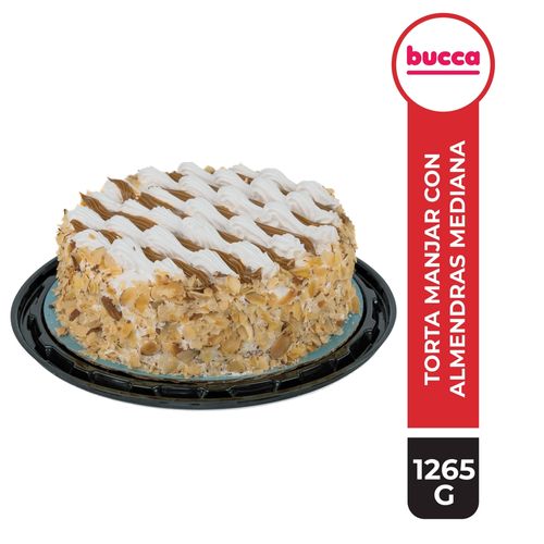 Torta Bucca Manjar Con Almendras -1265 g