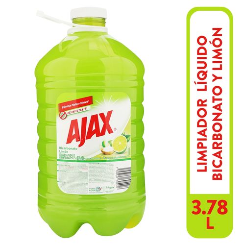 Desinfectante Ajax bicarbonato y limón - 3785 ml