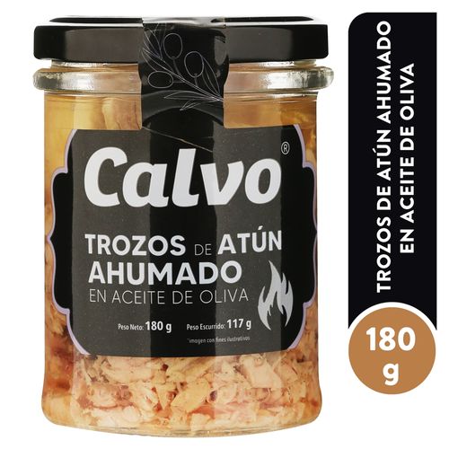 Atún Calvo en trozos ahumado en aceite de oliva  - 180 g