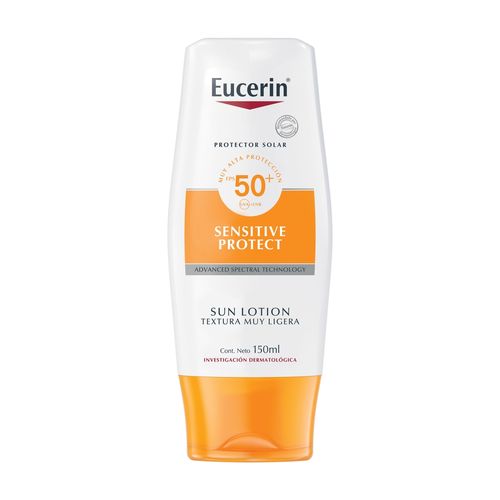 Protector solar Eucerin fps 50 sensitive protect - 150 ml