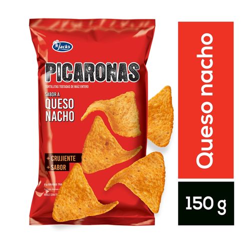 Snack Jack's picaronas queso nacho - 150 g