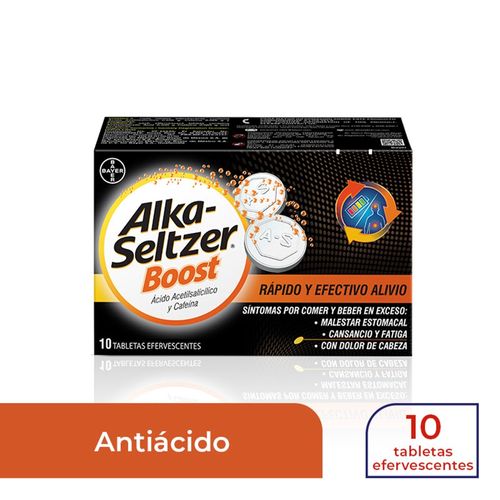 Antiácido Alka Seltzer Extreme Boost -10 tabletas