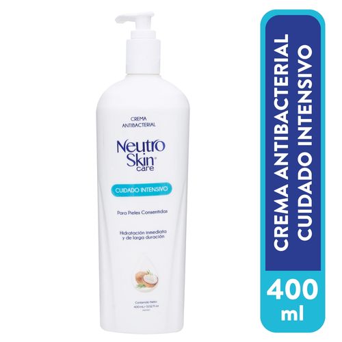 Crema Neutroskin antibacterial con aceite de coco - 400 ml