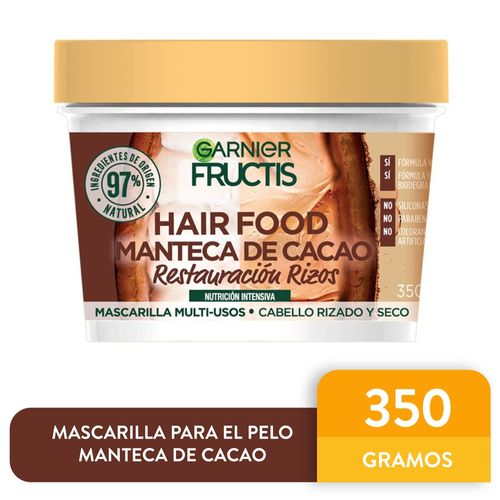 Acondicionador De Reparación De Rizos Garnier Hair Food Manteca De Cacao - 300ml