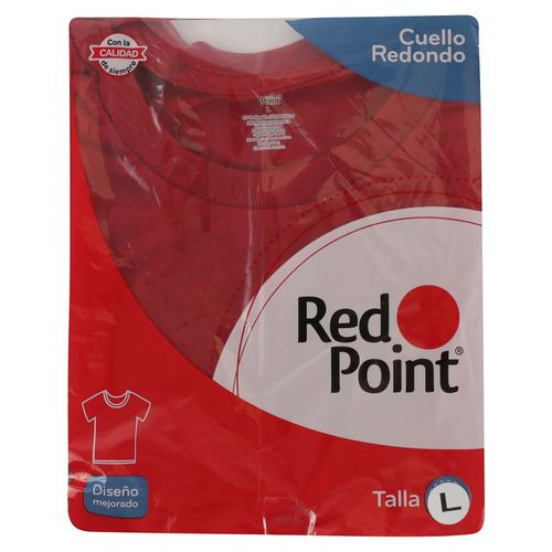 Camiseta Caballero 0400 L Rojo