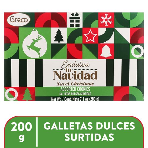 Galletas Dulces Greco Navidad - 200 g