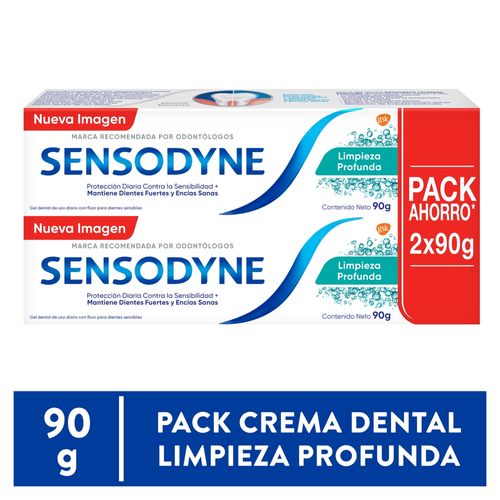 Crema Dental Sensodyne Deep Clean - 180 g