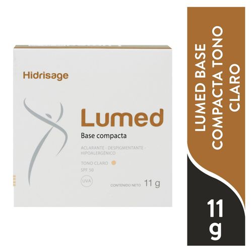Base compacta Hidrisage Lumed tono claro - 11 g