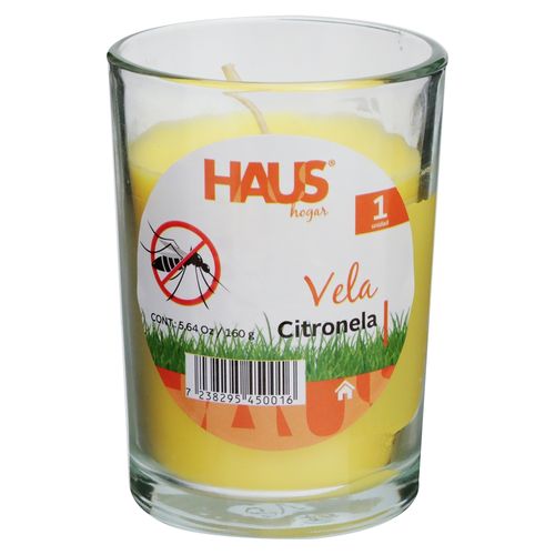 Vela Haus En Vaso Citronela