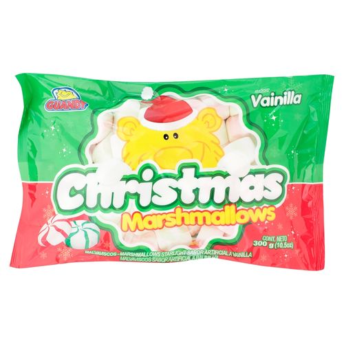 Marshmallows Navideños Guandy Sabor Vainilla - 300 g