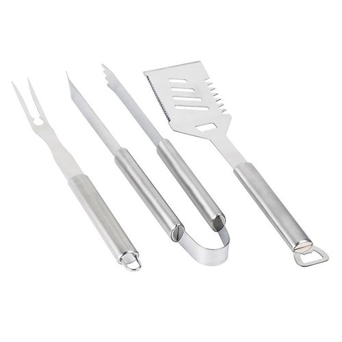 Set parrillero Expert Grill acero inoxidable - 3 Pzas