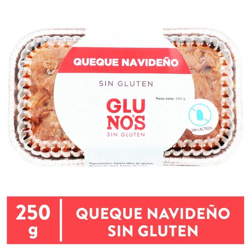 Queque Navideño Glunos - 250 g