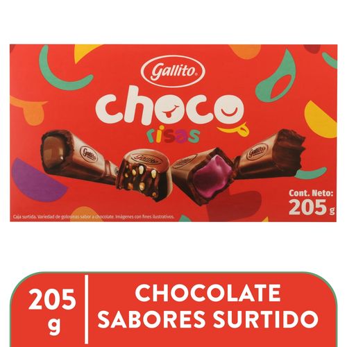 Chocolates Gallito caja surtida - 205 g