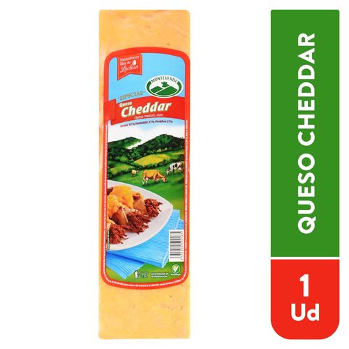 Queso Monteverde Cheddar -1000 gr