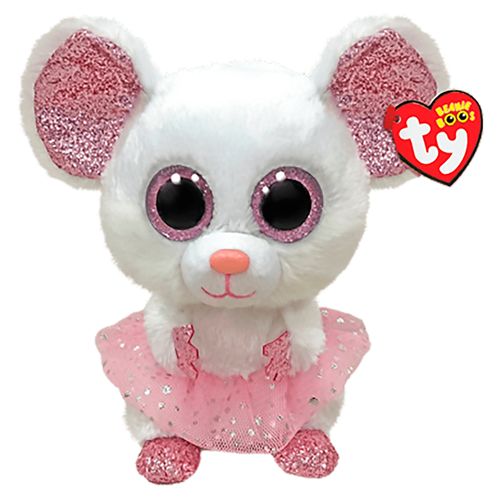 Peluche Ty Beanie Boos Niña Bailarina Blanca Med