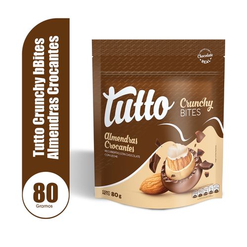 Almendras crocantes Tutto recubiertas con chocolate - 80 g