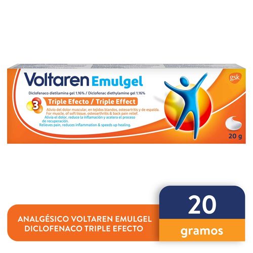 Gel Voltaren emulgel triple acción - 20 g