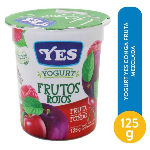 Yogurt Yes Conga Frutos Rojos - 125 g