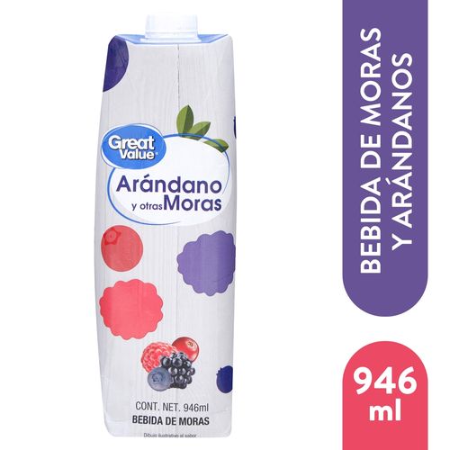 Bebida Great Value Moras - 1000ml