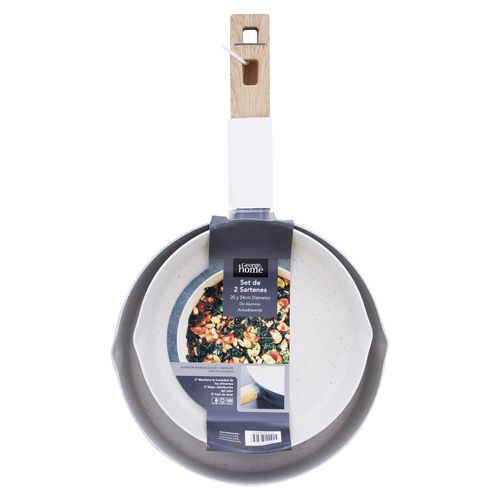 Juego de sartenes George Home 2 pack -20/24 cm