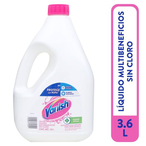 Quitamanchas Vanish Líquido para Ropa Blanca -3.6 L