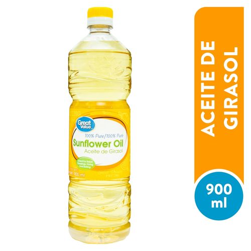 Aceite Great Value de girasol - 900 ml