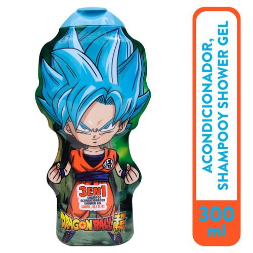 Shampoo 3 En 1 Dragon Ball Z 300 Ml Gela