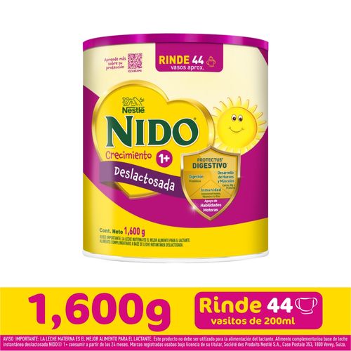 Alimento Complementario NIDO® 1+ Deslactosada - Lata 1.6kg