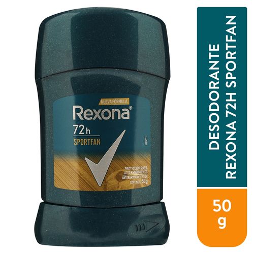 Desodorante  Rexona En Barra Men Sportfan - 50 g