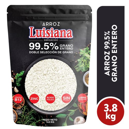 Arroz Luisiana 99.5% grano entero - 3800 g