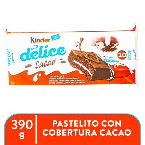 Pastelito Kinder delice cacao - 390 g