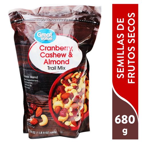 Semillas Great Value Mix Frutos Secos - 680 g