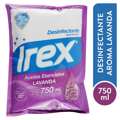 Desinfectante Irex aceite esencial lavada -750 ml