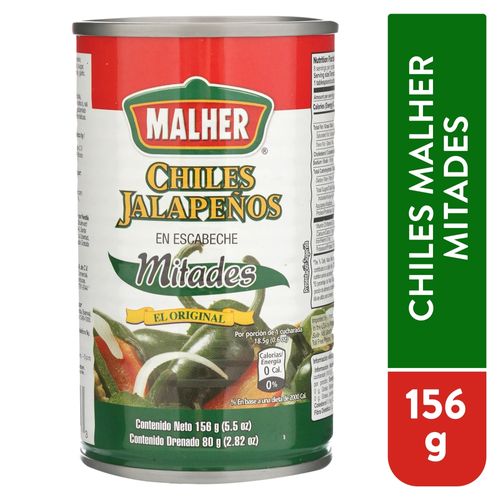 Chile Malher En Mitades -156 g