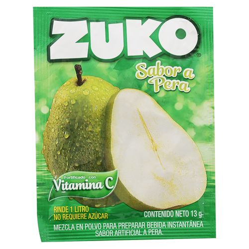 Bebida Zuko En Polvo Pera 13 gr
