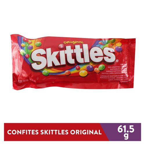 Confites Skittles original - 61.5 g