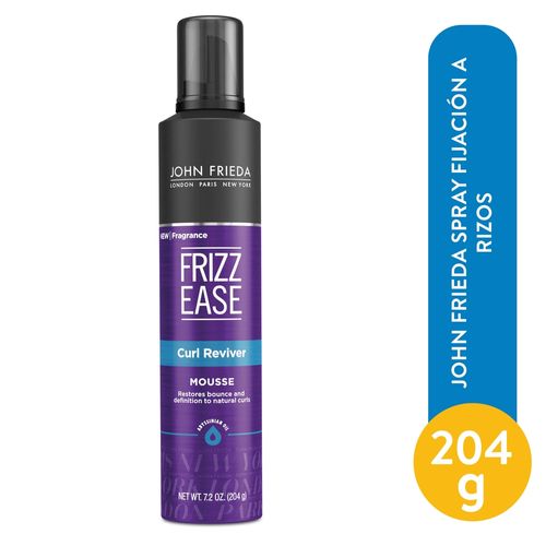 Mousse John Frieda para revitalizar rizos fijación ligera - 204 ml