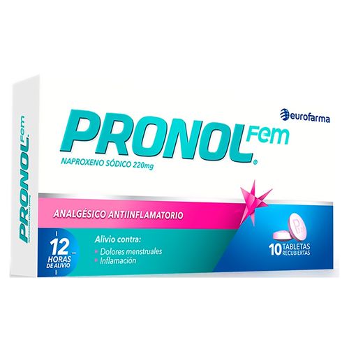 Pronol Fem 220mg 10 Tabletas Ea