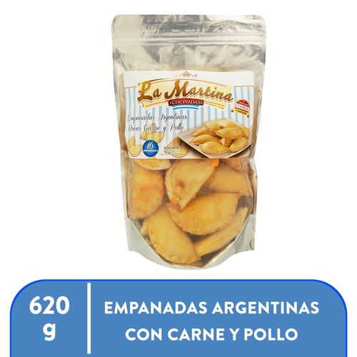 Empanadas argentinas La Martina bocas de carne y pollo 16 Uds - 560 g