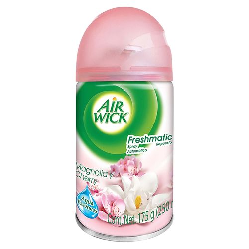 Aromatizante Ambiental Air Wick Freshmatic Magnolia & Cherry Repuesto -250ml