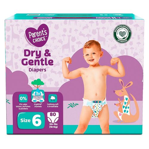 Pañales Great Value Talla 6 80 unidades