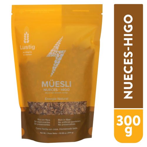 Granola Lustig tipo Müesli Nueces Higo - 300 g