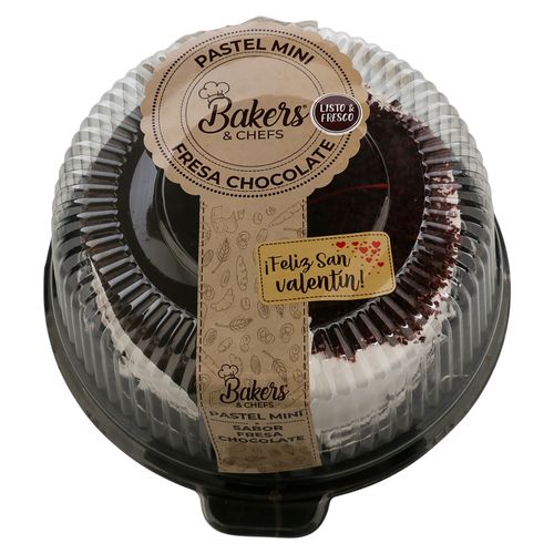 Torta Bakers & Chefs Mini Fresa Chocolate Decoracion Miga - 400 g