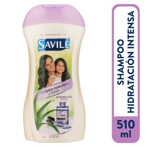 Shampoo Savile Hiauloronico y Sabila - 510 ml
