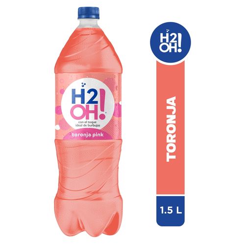 Agua H2OH gasificada sabor toronja - 1500 ml