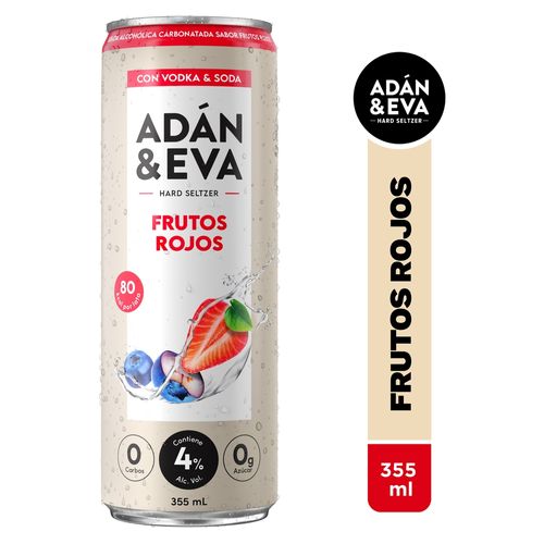 Bebida Adan Y Eva Frutos Rojos -355 ml