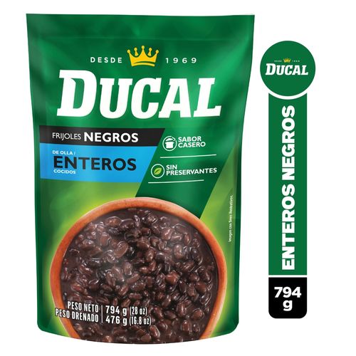 Frijol negro Ducal entero - 794 g
